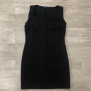 Black mini dress